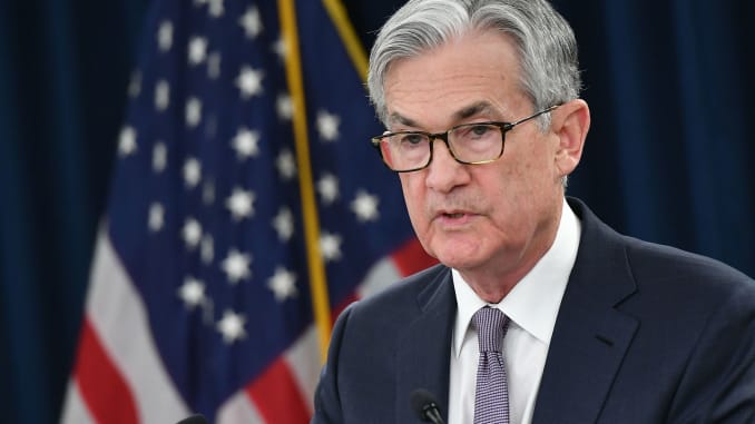 Fed's Powell stressed the uncertainty and challenges facing the U.S. economy _ GDP fell at a 5% rate